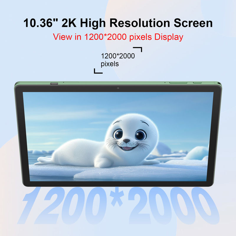 C Idea más reciente 10.36 pulgadas de pantalla táctil Tablet Android con doble SIM CM10500 Plus verde