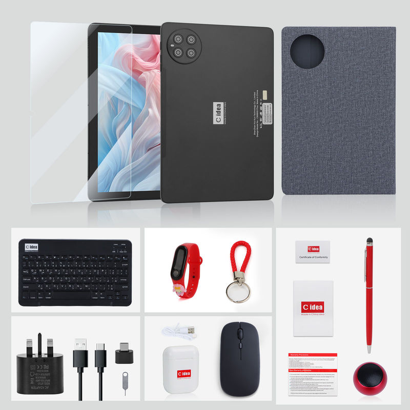 C idea 10000mAh Batería 8GB + 1TB 10.1 pulgadas Tablet inteligente con teclado Bluetooth CM8800pLUS