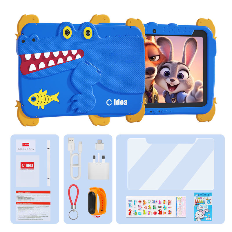 C idea 10.1-Inch Tablet Kidspad Android 15 Quad-Core Processor and Parental Controls CM10000plus