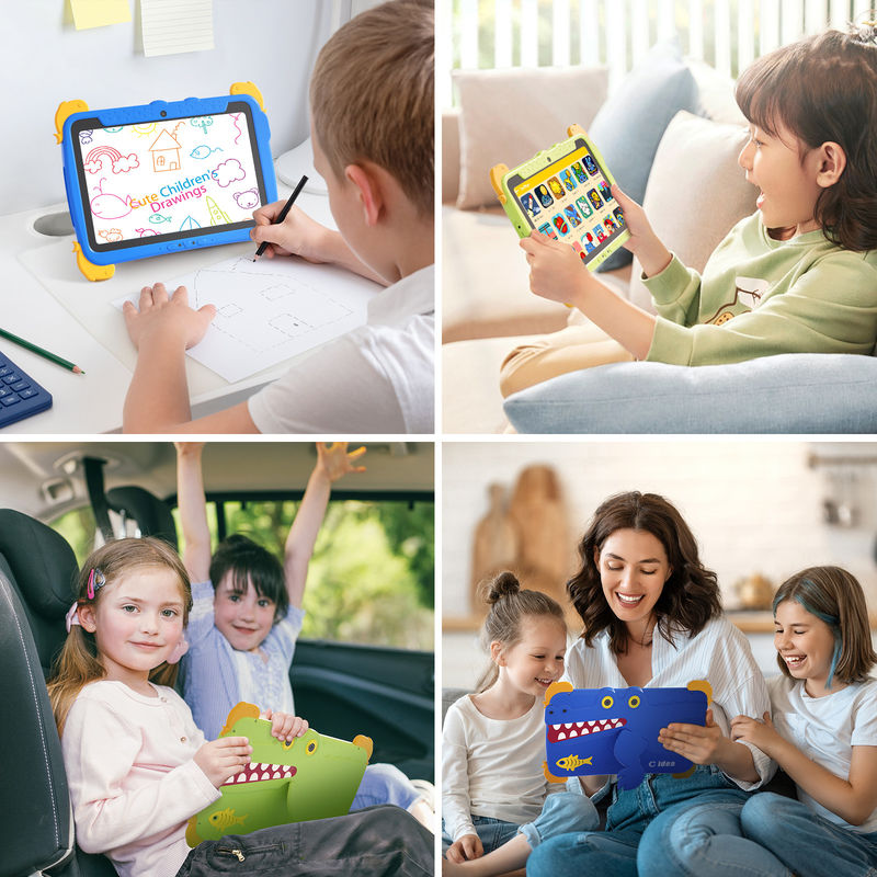 C idea 10.1-Inch Tablet Kidspad Android 15 Quad-Core Processor and Parental Controls CM10000plus