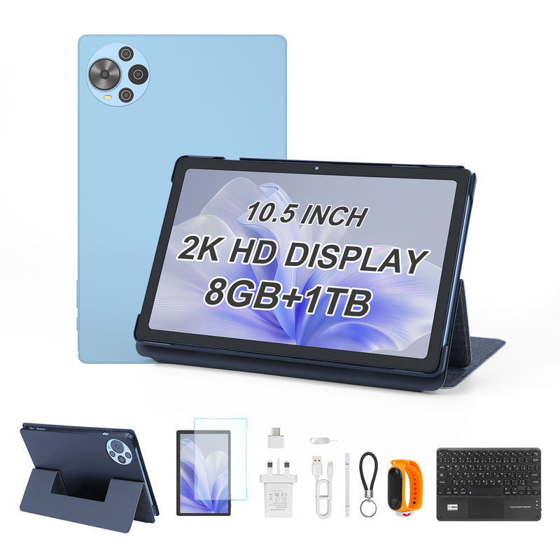 C Idea 10.5 pulgadas Android 14 Tablet 2k pantalla Smart Tablet PC CM10500 más azul