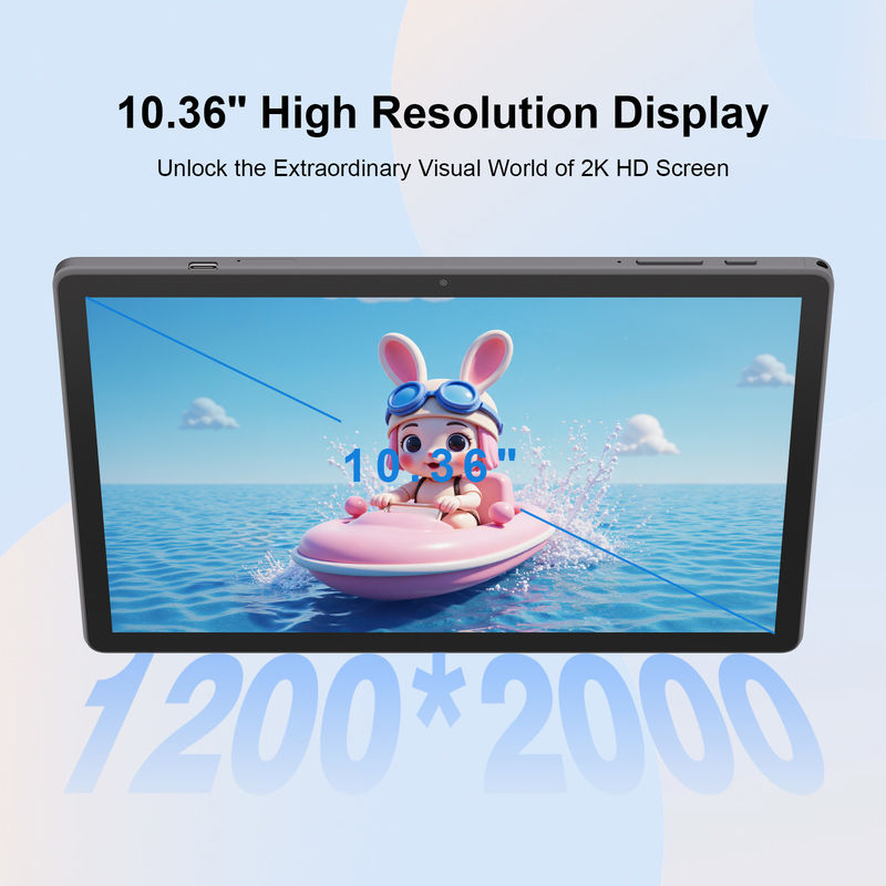 C Idea Tableta PC Android 14 de 10.36 pulgadas, pantalla 2K, tableta educativa para estudiantes R1036