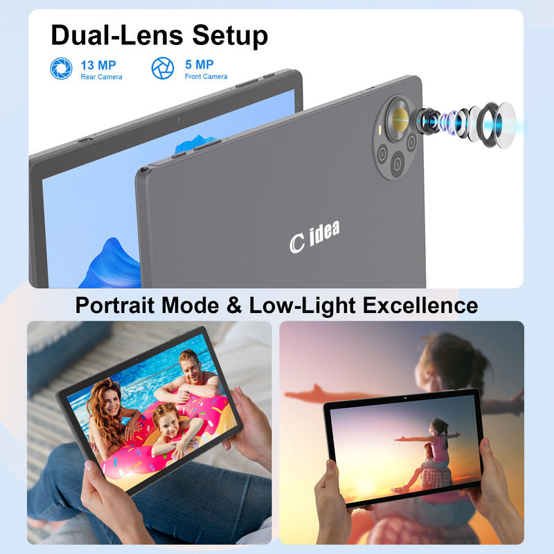 C Idea Tableta PC Android 14 de 10.36 pulgadas, pantalla 2K, tableta educativa para estudiantes R1036