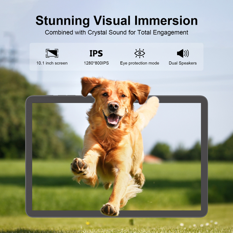 C Idea 10.1 pulgadas Tablet PC Android 15 Tablet con teclado y ratón CM8800plus Gris
