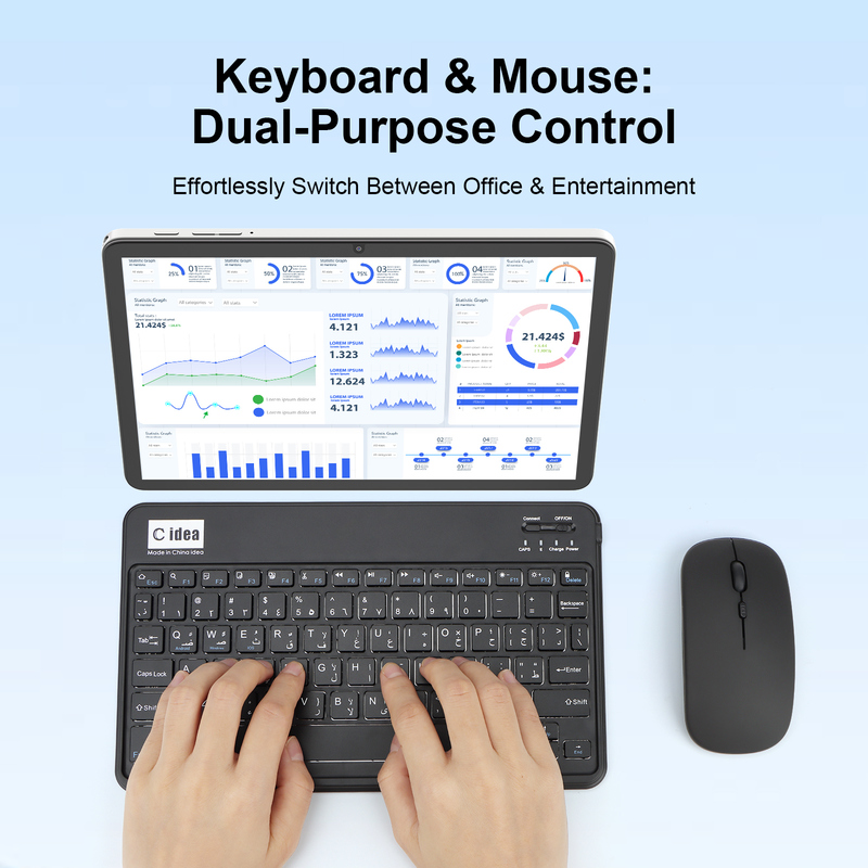 C Idea 10.1 pulgadas Tablet SIM WIFI Android Tablet con lápiz CM8800plus plata