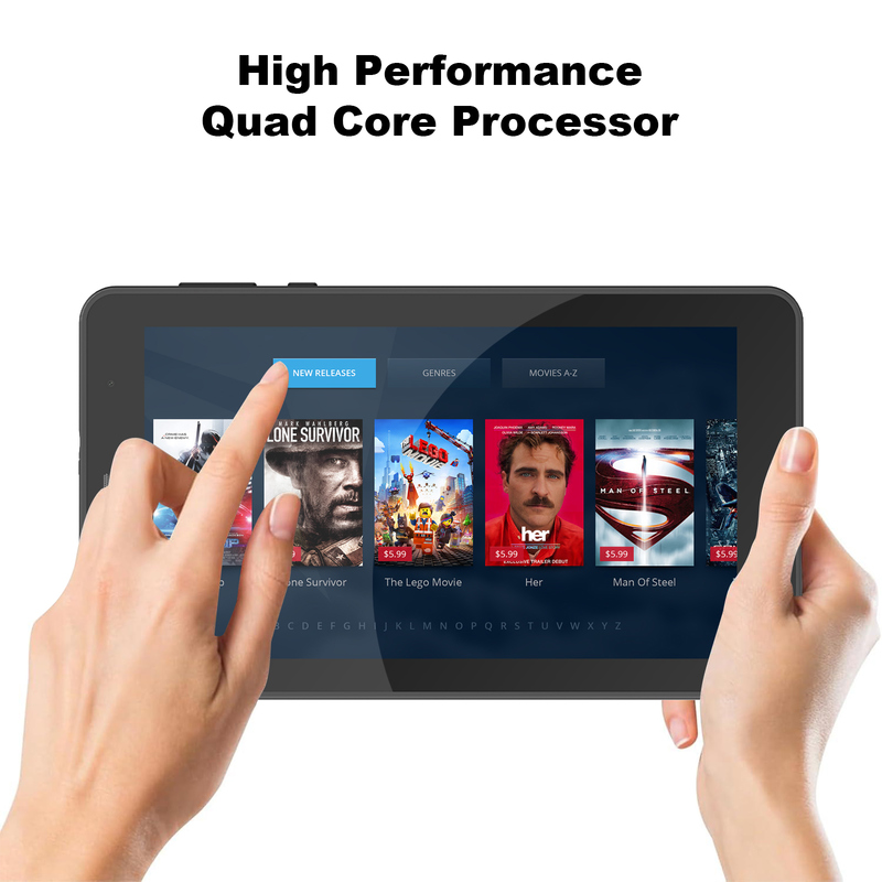 Tableta C idea de 7 pulgadas con Wifi, funda, 8+256GB de almacenamiento, procesador Quad Core, pantalla táctil IPS 600x1024 CM516, negro