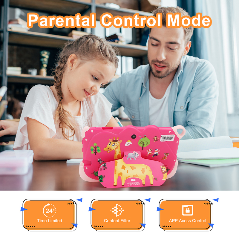 C Idea 7 pulgadas Android 15 tableta inteligente educativa para estudiantes CM78 rosa