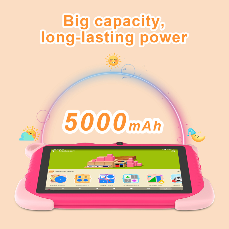 C Idea 7 pulgadas Android 15 tableta inteligente educativa para estudiantes CM78 rosa