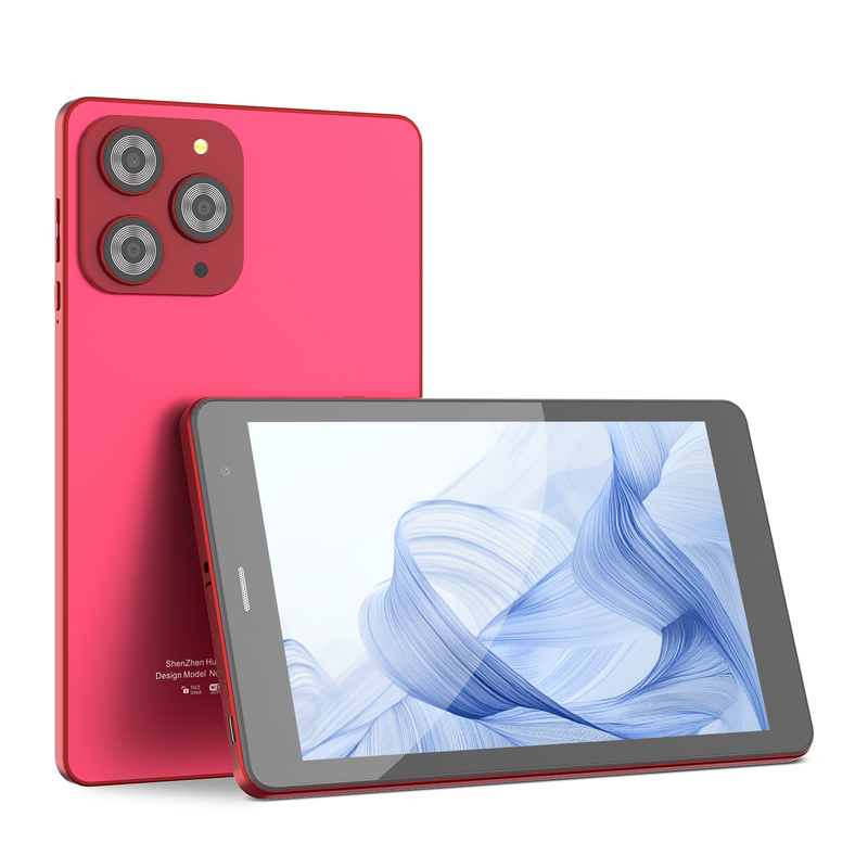 C idea Tablet Wifi de 8 pulgadas con 8+512 GB de almacenamiento Procesador Quad Core 800x1280 IPS Pantalla táctil rojo CM817 Pro