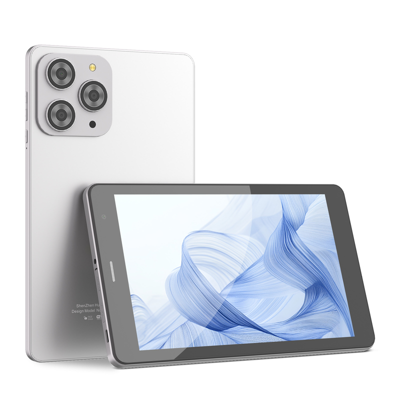 Tableta C idea de 8 pulgadas con Wifi, 8+512GB de almacenamiento, procesador de cuatro núcleos, pantalla táctil IPS 800x1280, plateada CM817 Pro