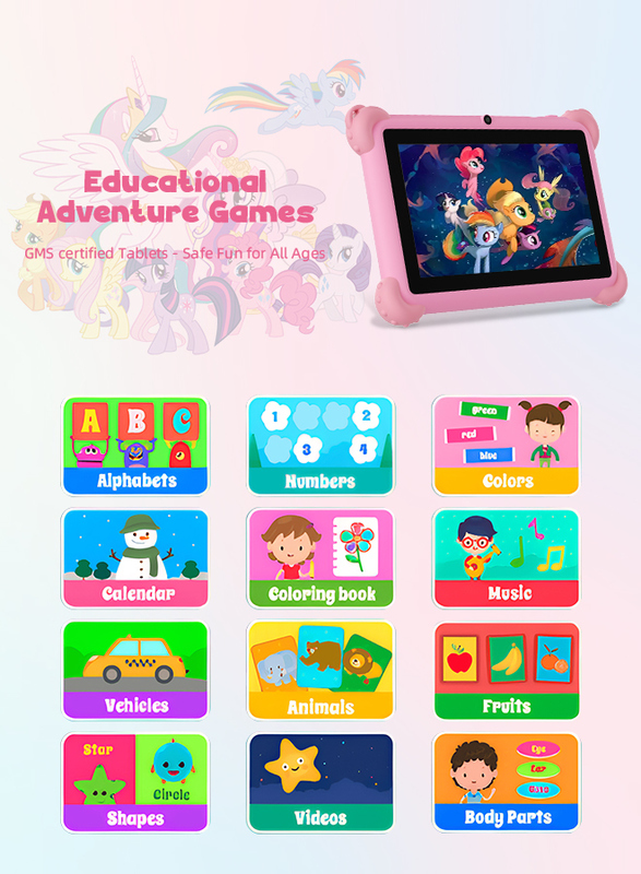 C Idea 7 pulgadas Android 14 tableta inteligente educativa para estudiantes CM88 rosa