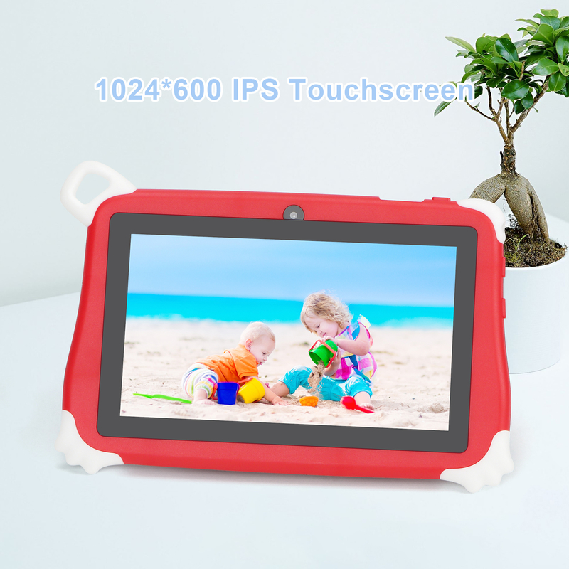 Tableta para niños C Idea Android 15 8+256GB, tableta educativa Kidspad con APP amigable CM86 roja
