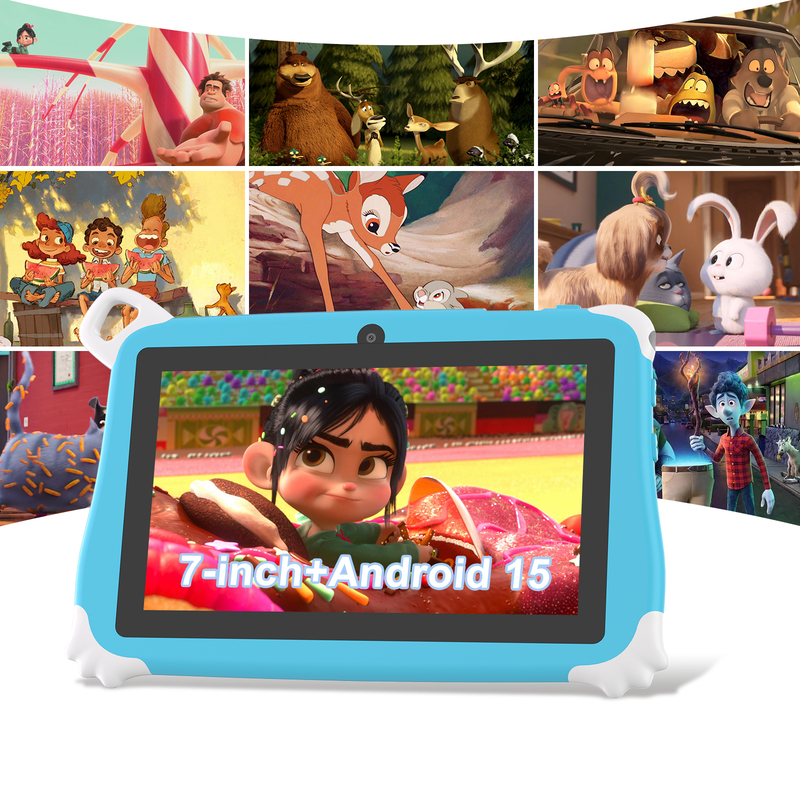 C Idea Android 15 Tablet para niños 8+256GB Tablet educativo Kidspad con APP amigable CM86 azul