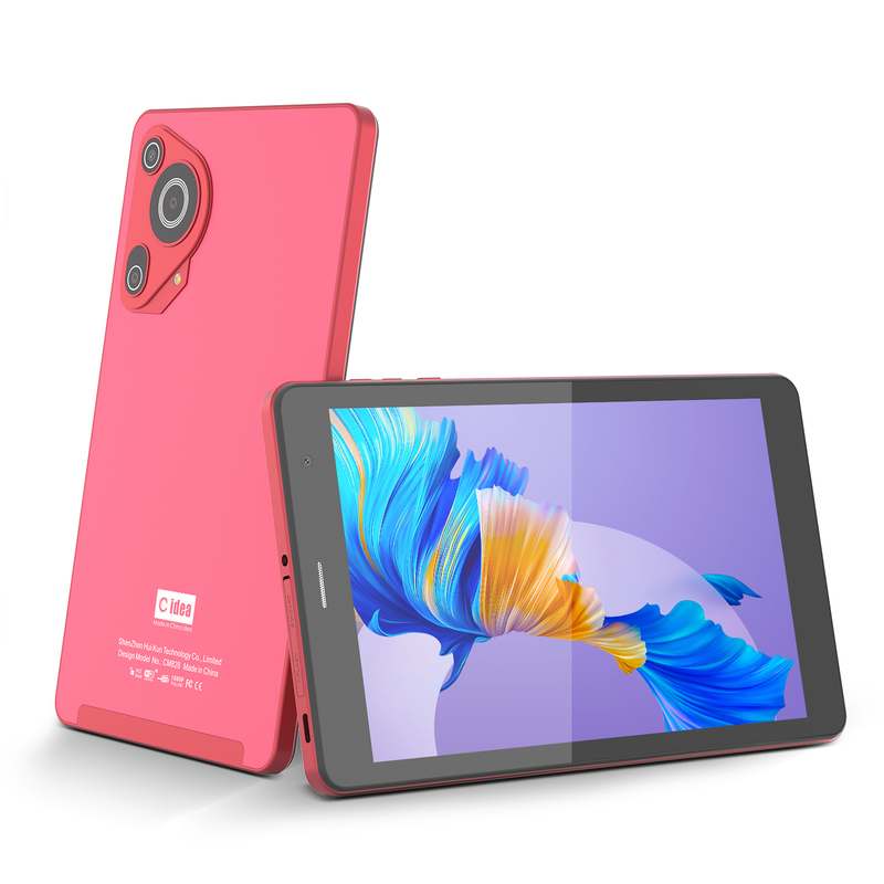 C idea Juvenil rojo 8 pulgadas Tablet Android 15 con ranura para tarjetas tf, WiFi, 8GB + 512GB, 800 * 1280 IPS incell CM828
