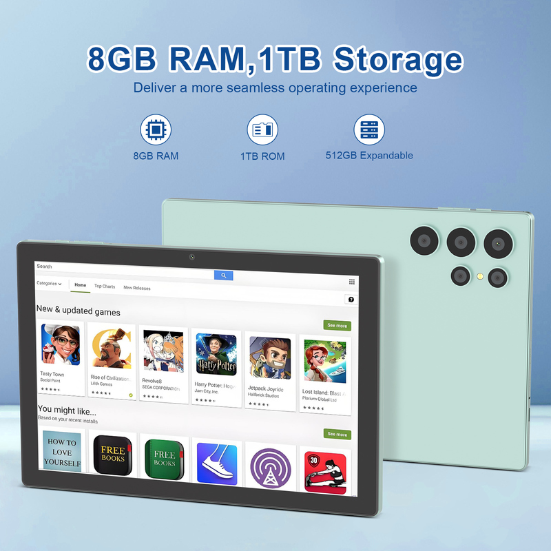 C idea 10.1 pulgadas Android WiFi pantalla táctil Tablet PC con 5G LET teclado CM8900plus