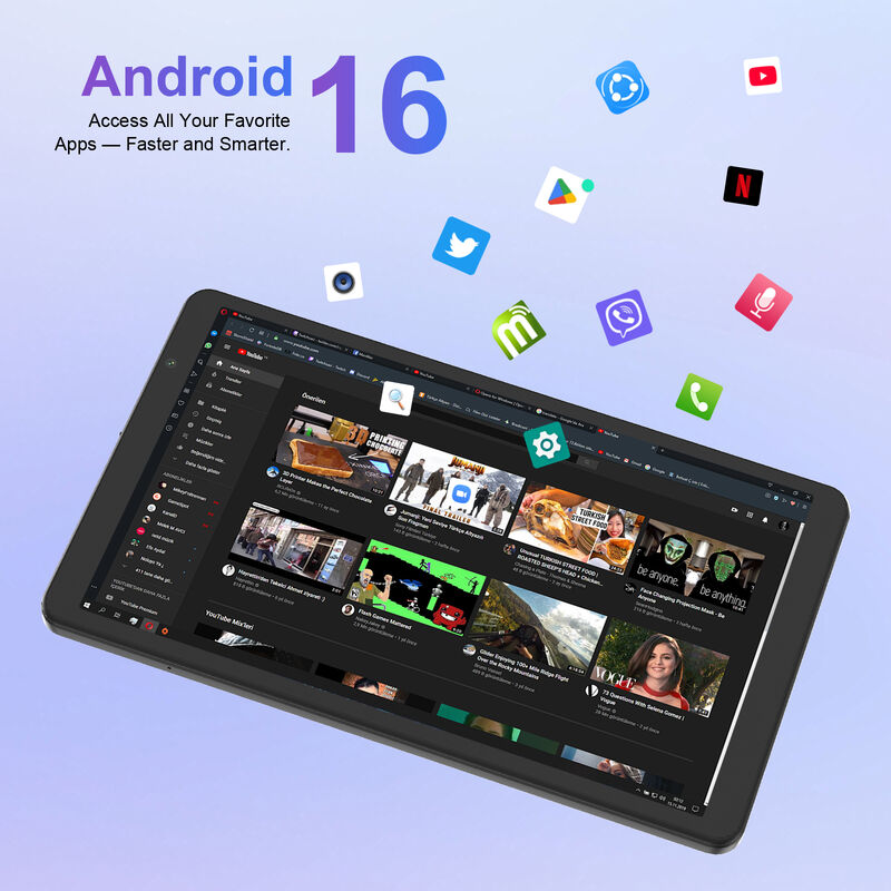 C idea 8 pulgadas Smart Tablet PC con teclado 8 GB de RAM + 512 ROM 800 * 1340 IPS incell Pantalla táctil Negro CM866