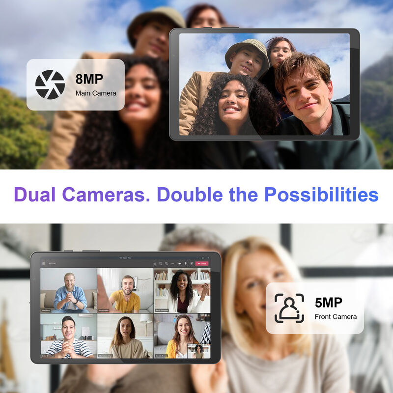 C idea 8 pulgadas Smart Tablet PC con teclado 8 GB de RAM + 512 ROM 800 * 1340 IPS incell Pantalla táctil Pantalla gris CM866