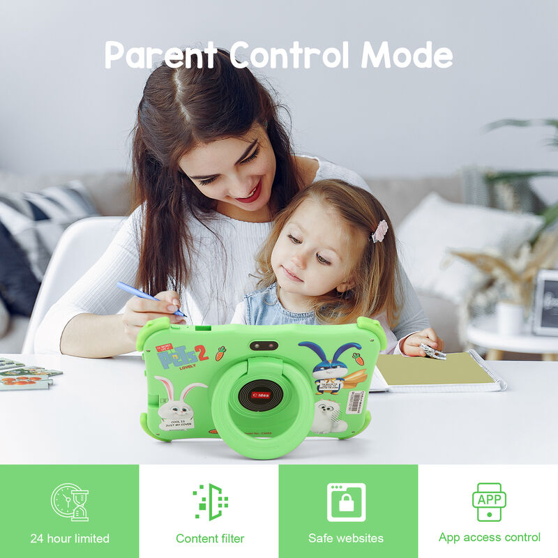 C idea Youth Tableta de 7 pulgadas Android 16 con ranura para tarjeta TF, WiFi, 8GB + 256GB, 1024*600 CM89