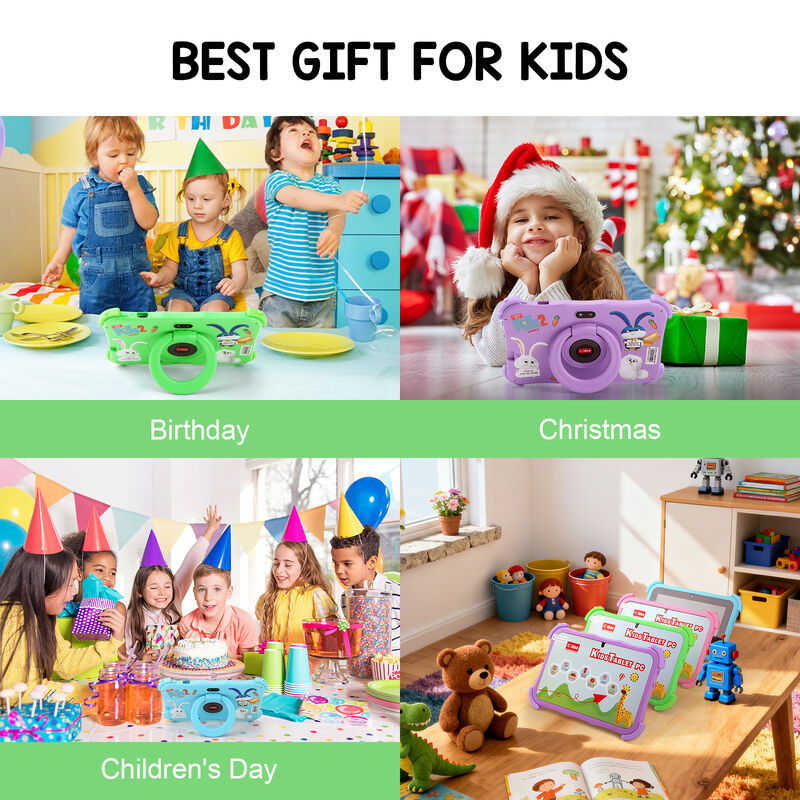 C idea Youth Tableta de 7 pulgadas Android 16 con ranura para tarjeta TF, WiFi, 8GB + 256GB, 1024*600 CM89