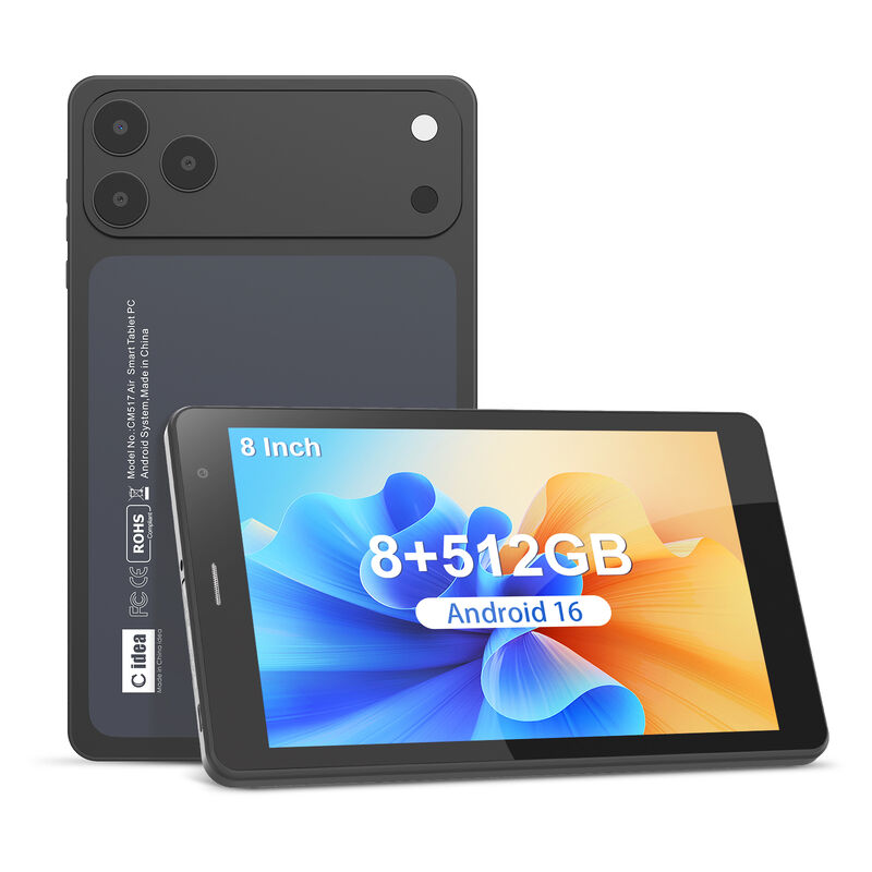 C idea 7 pulgadas Wifi Tablet con funda 8+256GB Almacenamiento Procesador Quad Core Pantalla táctil IPS 600x1024 CM517 air