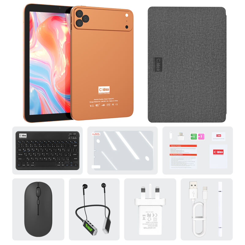 C Idea Tablet SIM de 10,1 pulgadas WIFI Tablet Android con lápiz CM10017air Naranja
