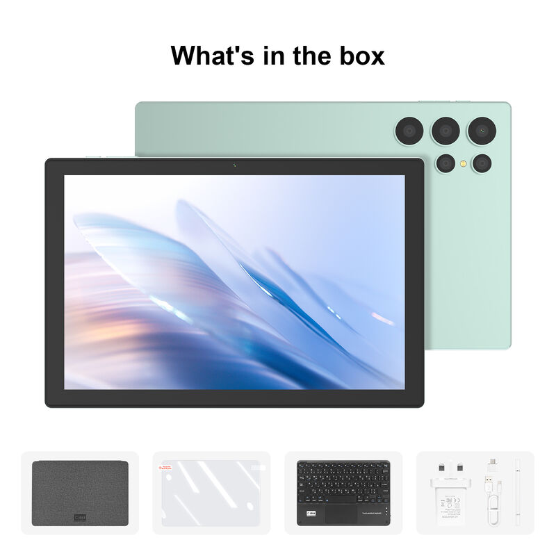 C Idea 10 pulgadas Android Tablet CPU Snapdragon con Teclado para Estudiante CM9000ultra Verde