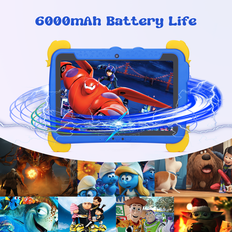 Tableta Android C Idea de 10.1 pulgadas, 4GB de RAM, 64GB de ROM, Tablet Kidspad P1100