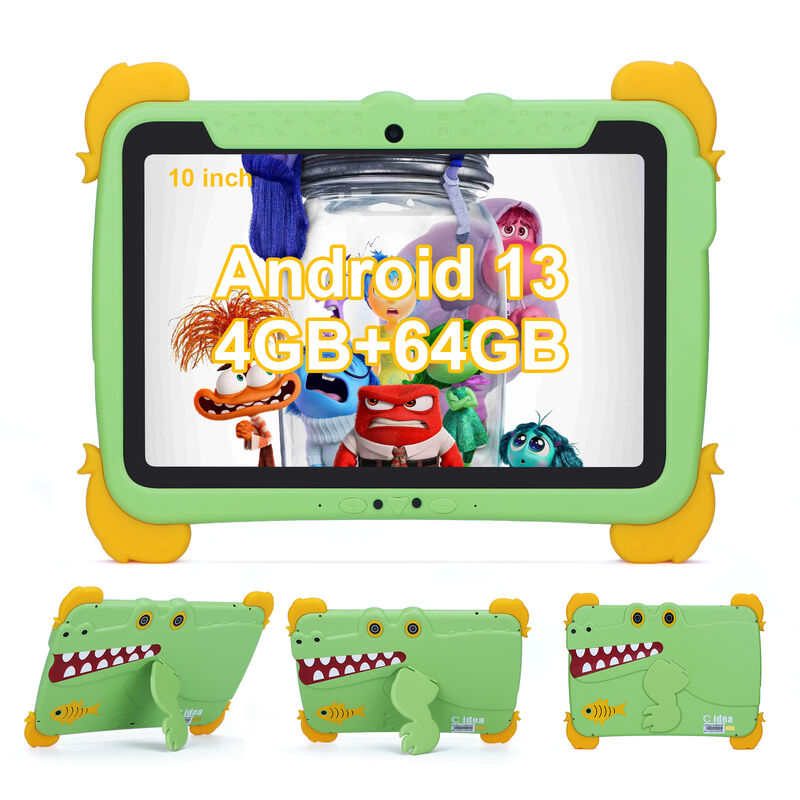 C idea Kids Tab 10.1 pulgadas Android 13 Tablet para niños 4GB RAM 64GB ROM Protección ocular pantalla táctil para niños de 3-8 años