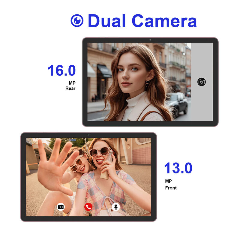 C Idea 10.95 pulgadas Tablet Android con doble cámara Tablet Wi-Fi Con pantalla capacitiva Tablet de 8 GB de RAM 1 TB de ROM Tablet de uso comercial (rosa)