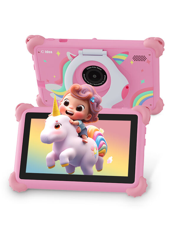 C Idea Tablet para niños de 7 pulgadas, aspecto exquisito y carcasa protectora incorporada Resistencia y durabilidad para la educación del niño CM88