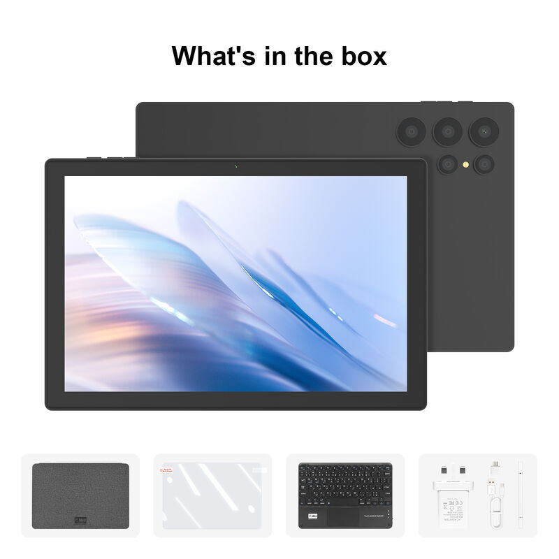 C Idea CM9000 Ultra 10,1 pulgadas Tablet PC Android 16 Octa Core Procesador Qualcomm Pantalla capacitiva HD para uso profesional con teclado