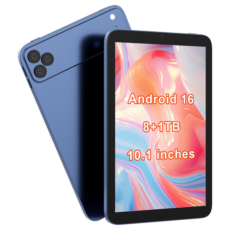C Idea ODM/OEM 10.1 pulgadas Android 16 Business Tablet PC 8GB RAM 1TB Almacenamiento Wi-Fi FHD Pantalla táctil (CM10017 Air-Blue)