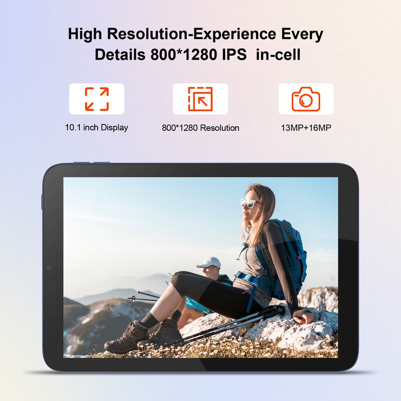 C Idea ODM/OEM 10.1 pulgadas Android 16 Business Tablet PC 8GB RAM 1TB Almacenamiento Wi-Fi FHD Pantalla táctil (CM10017 Air-Blue)